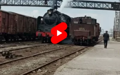 Vi llegar el primer tren  a Venta de Baños en 1860,