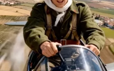 Antigüedad, Palencia, los hermanos aviadores Martín Campo